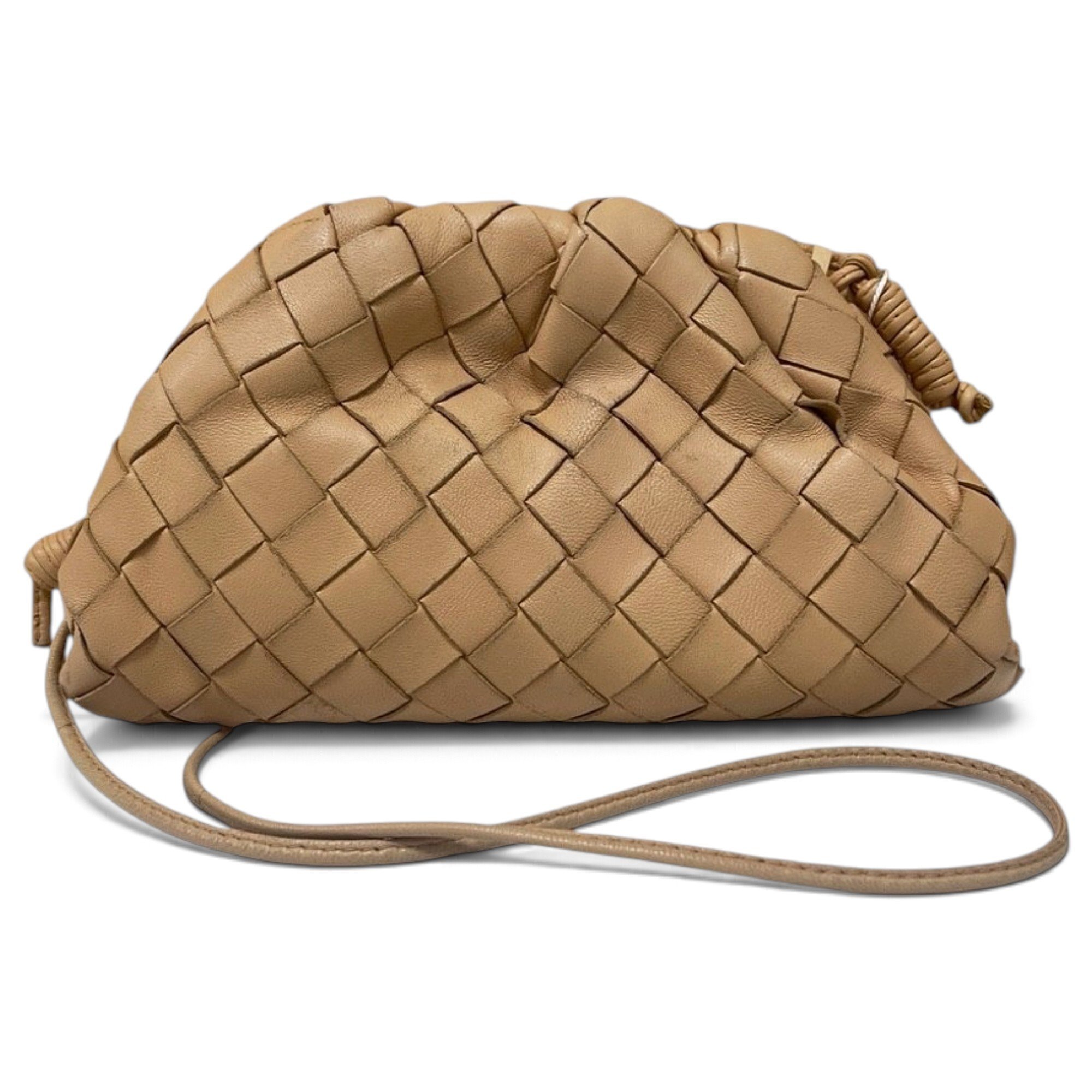 Pouch leather crossbody bag