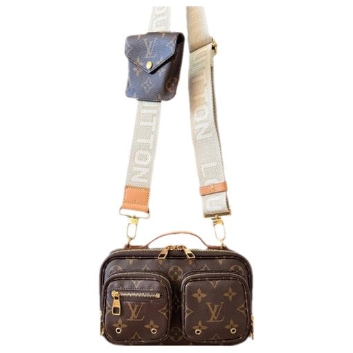 Croisé Utility leather crossbody bag