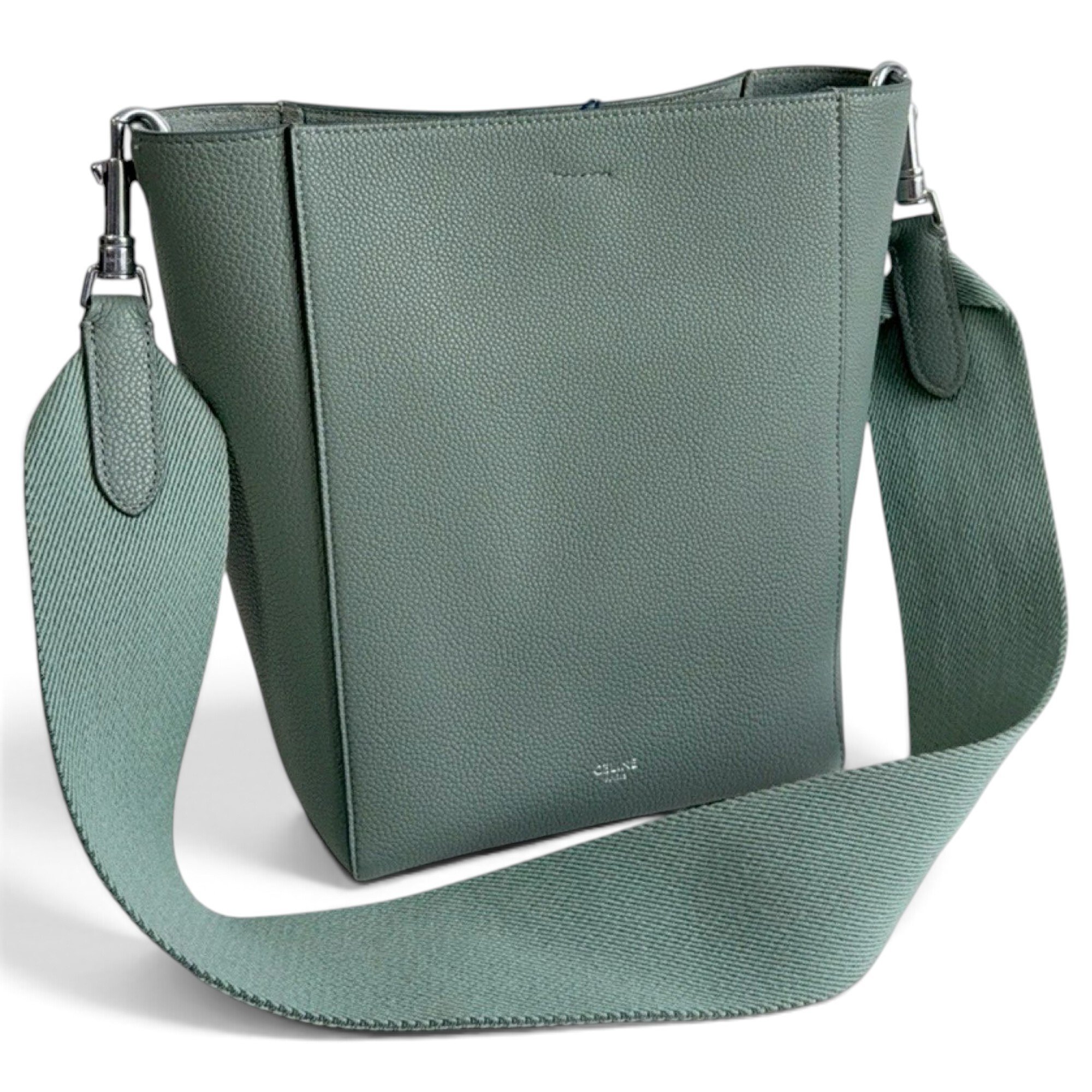 Seau Sangle leather handbag
