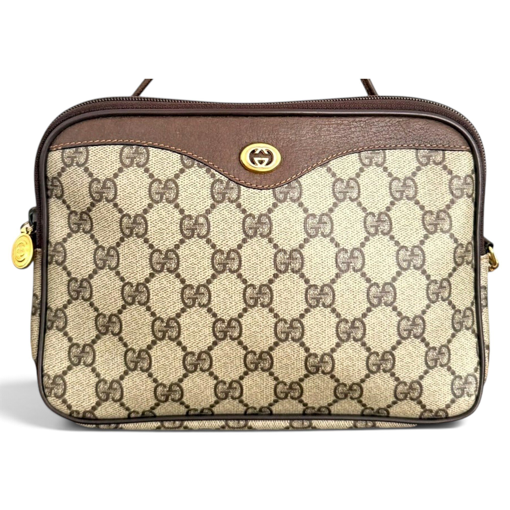 Ophidia patent leather crossbody bag