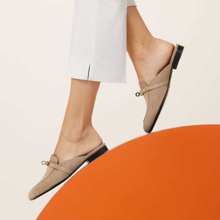 Beige Sable Oz Mule