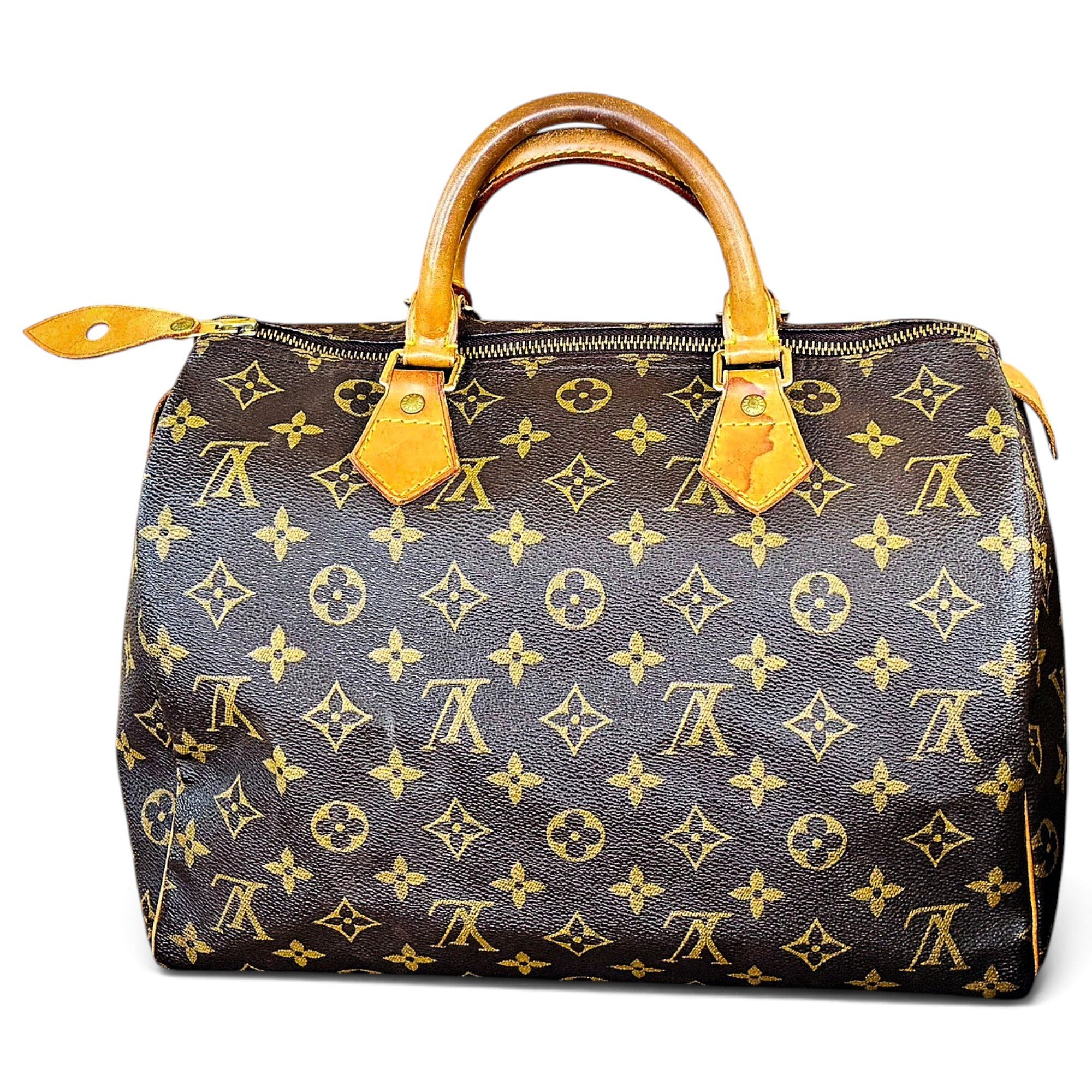 Speedy leather handbag