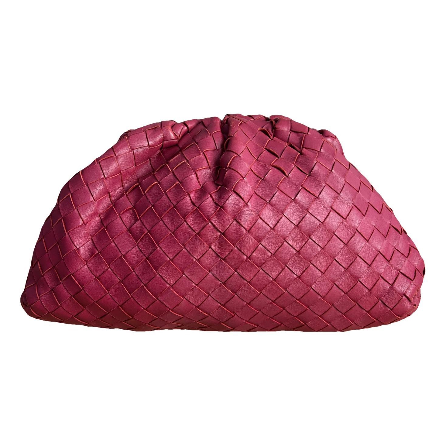 Pouch leather handbag