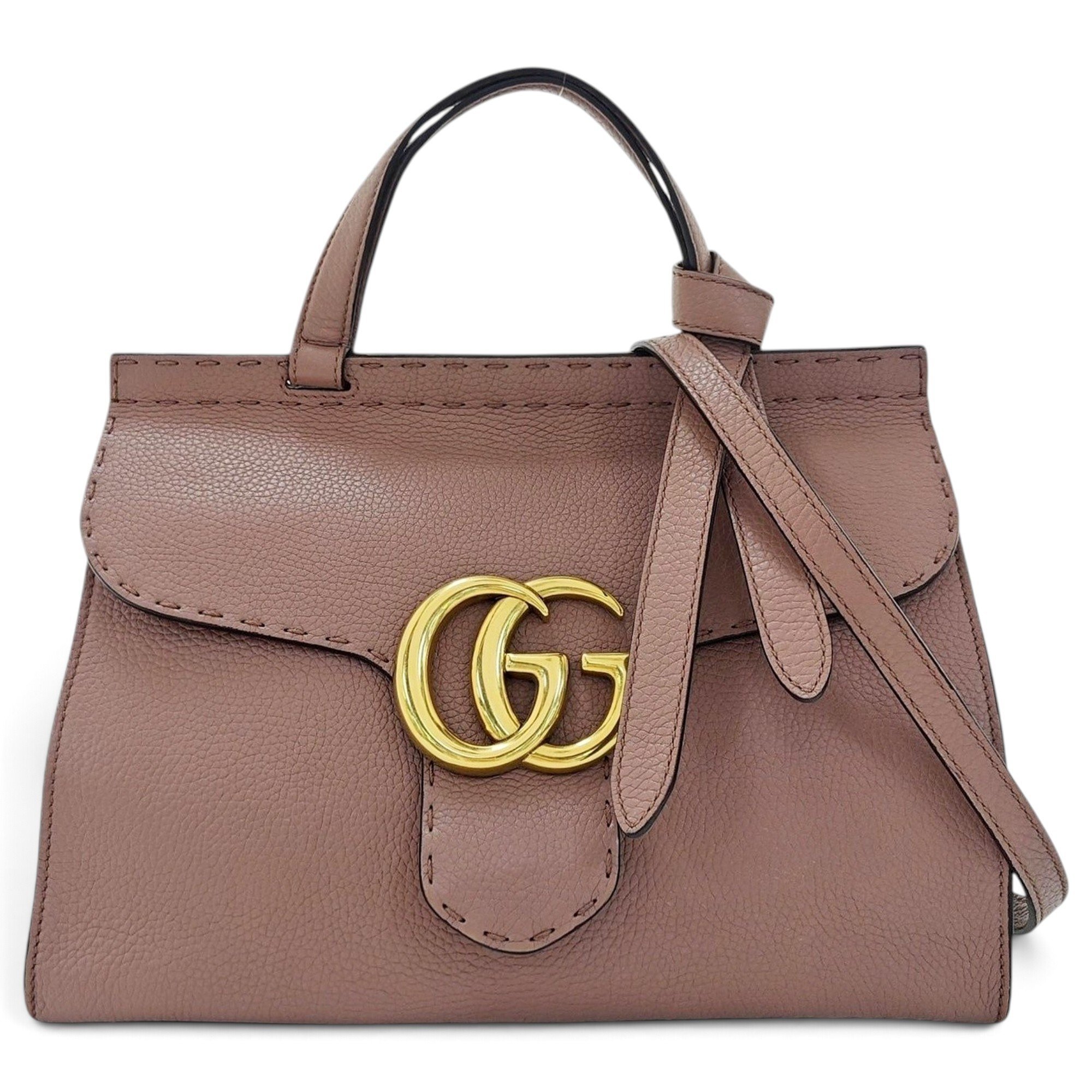 Leather handbag