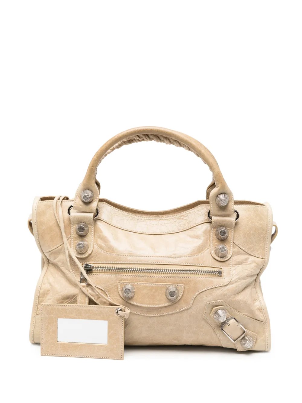 2000s Le City leather tote bag