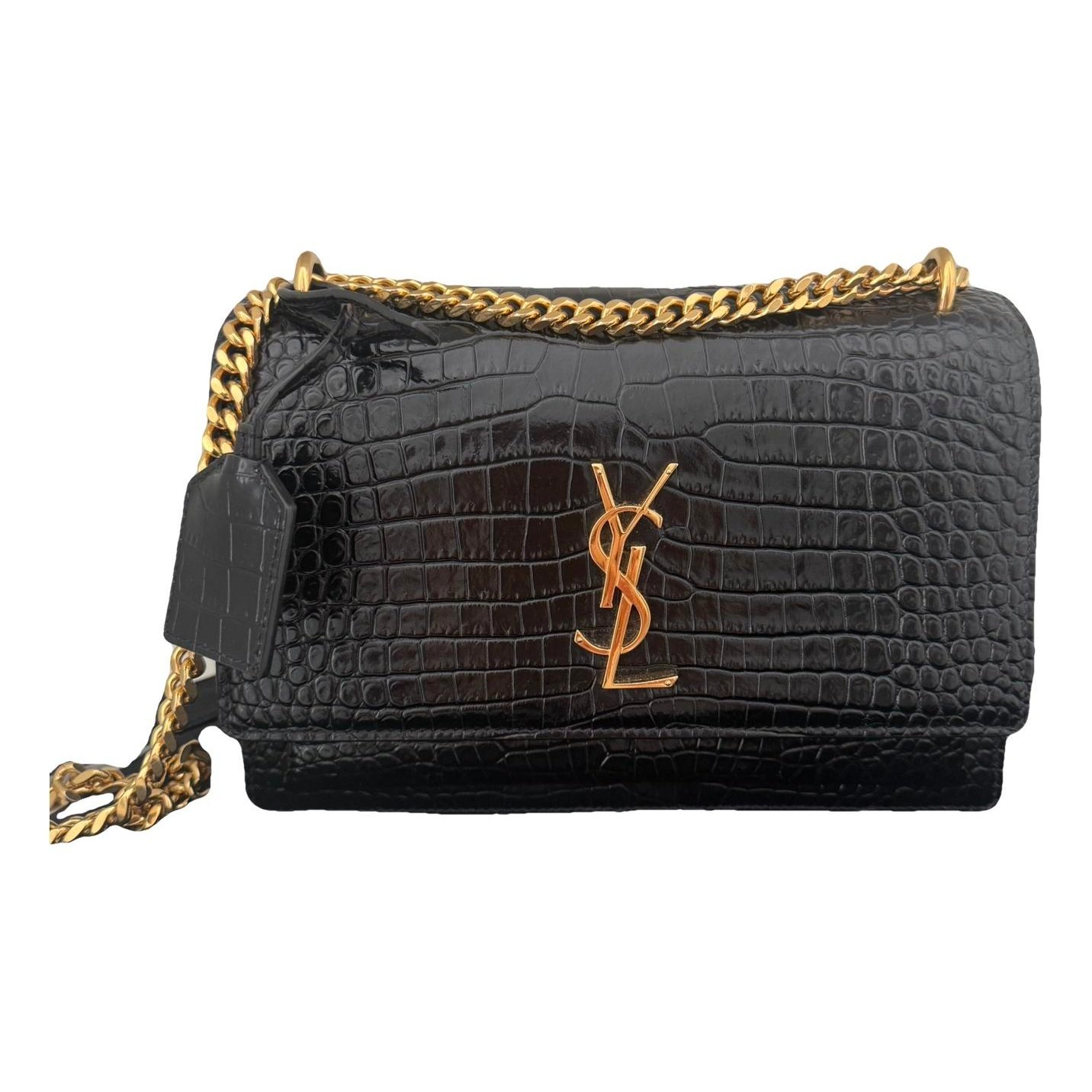 Sunset leather crossbody bag