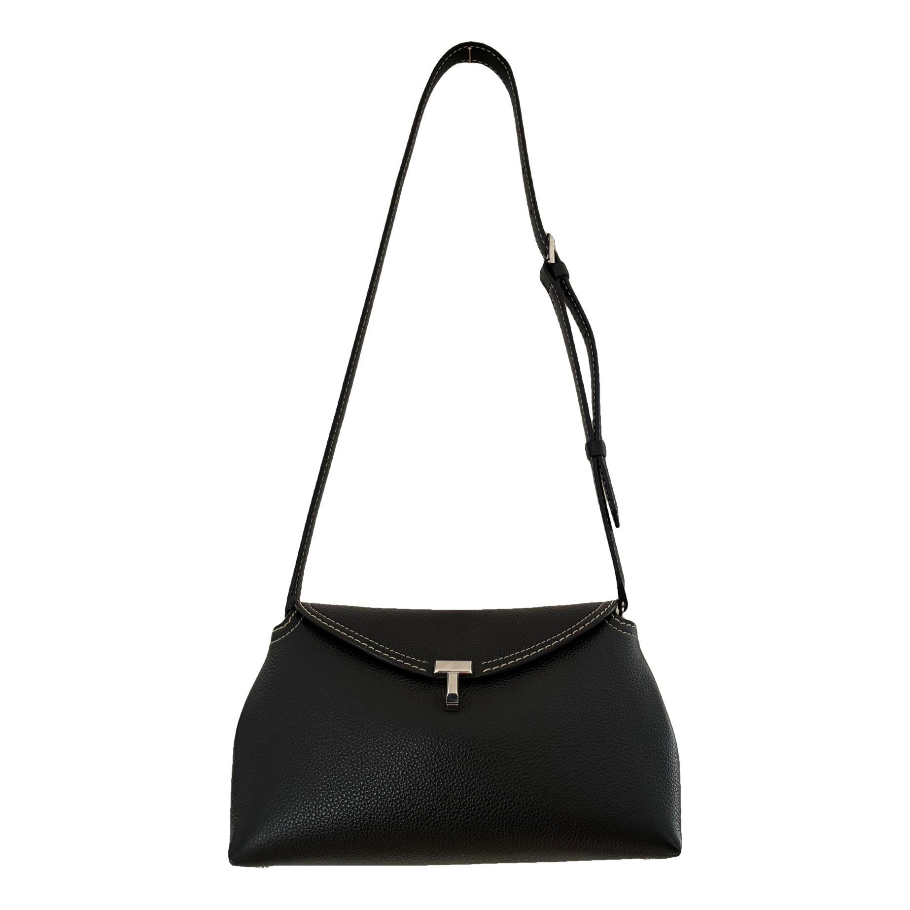 T-Lock leather handbag
