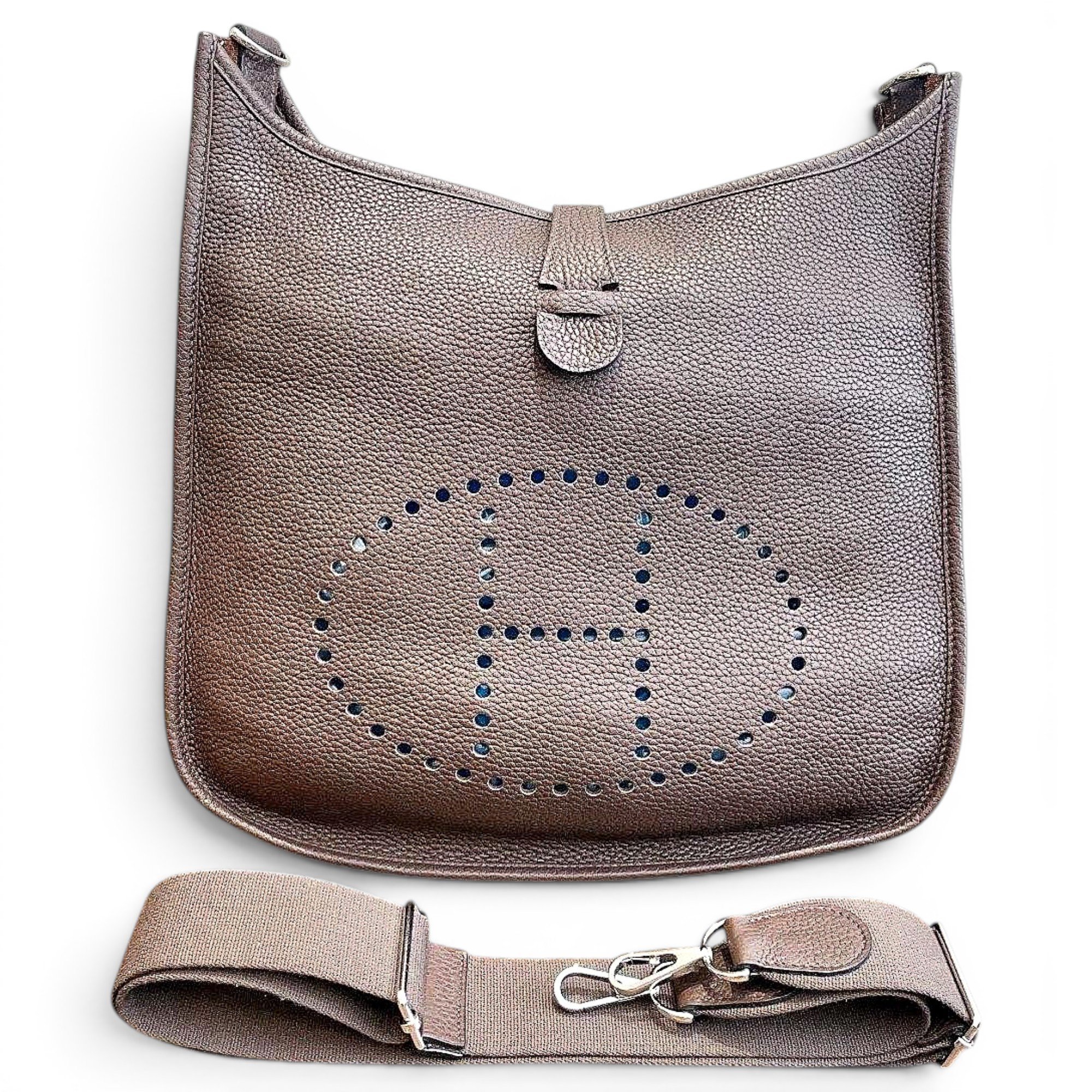 Evelyne leather handbag