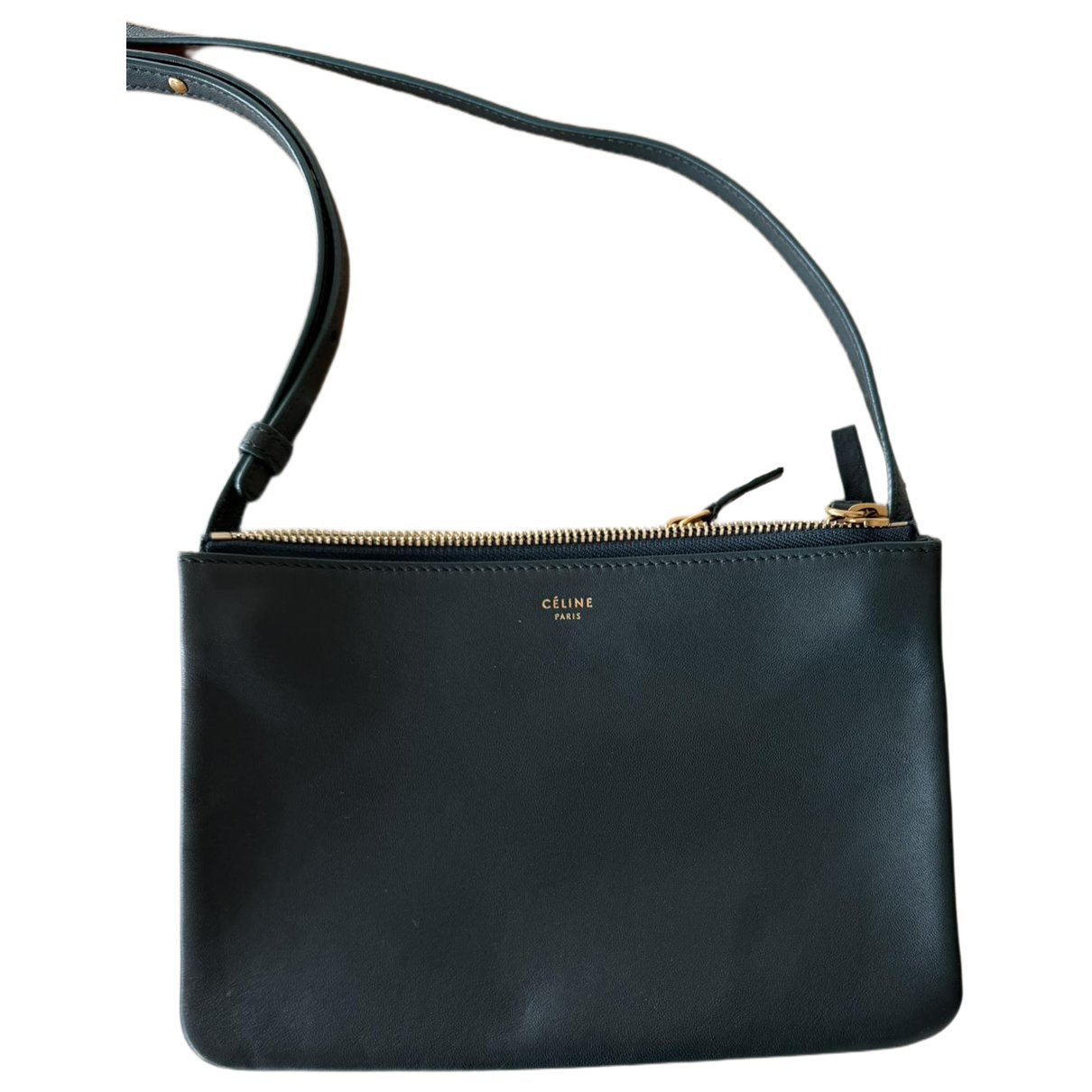 Trio leather crossbody bag