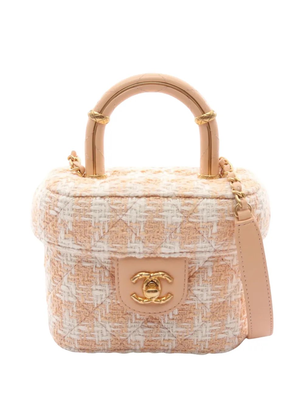 2021-2026 Mini Tweed Crush Top Handle Bag satchel