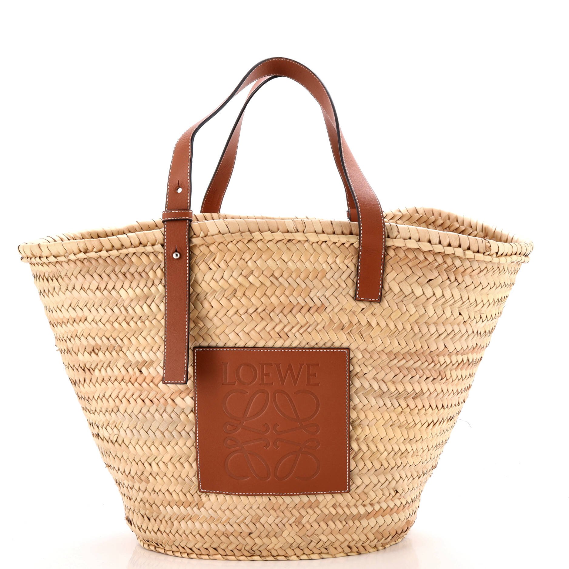 Basket Tote Raffia Large
