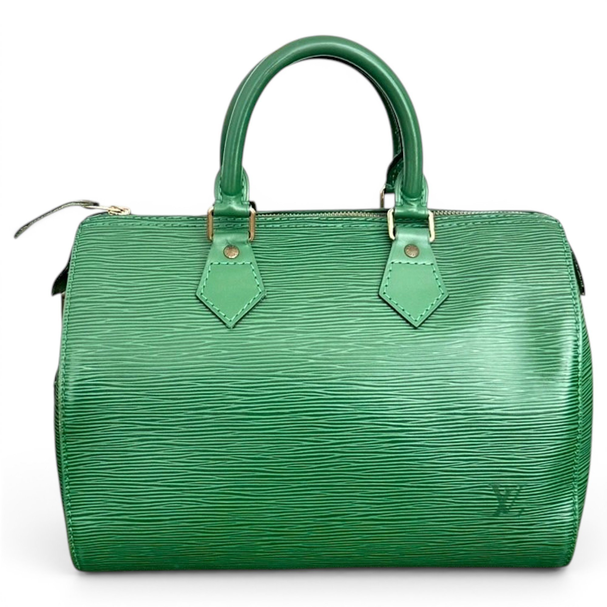 Speedy patent leather handbag