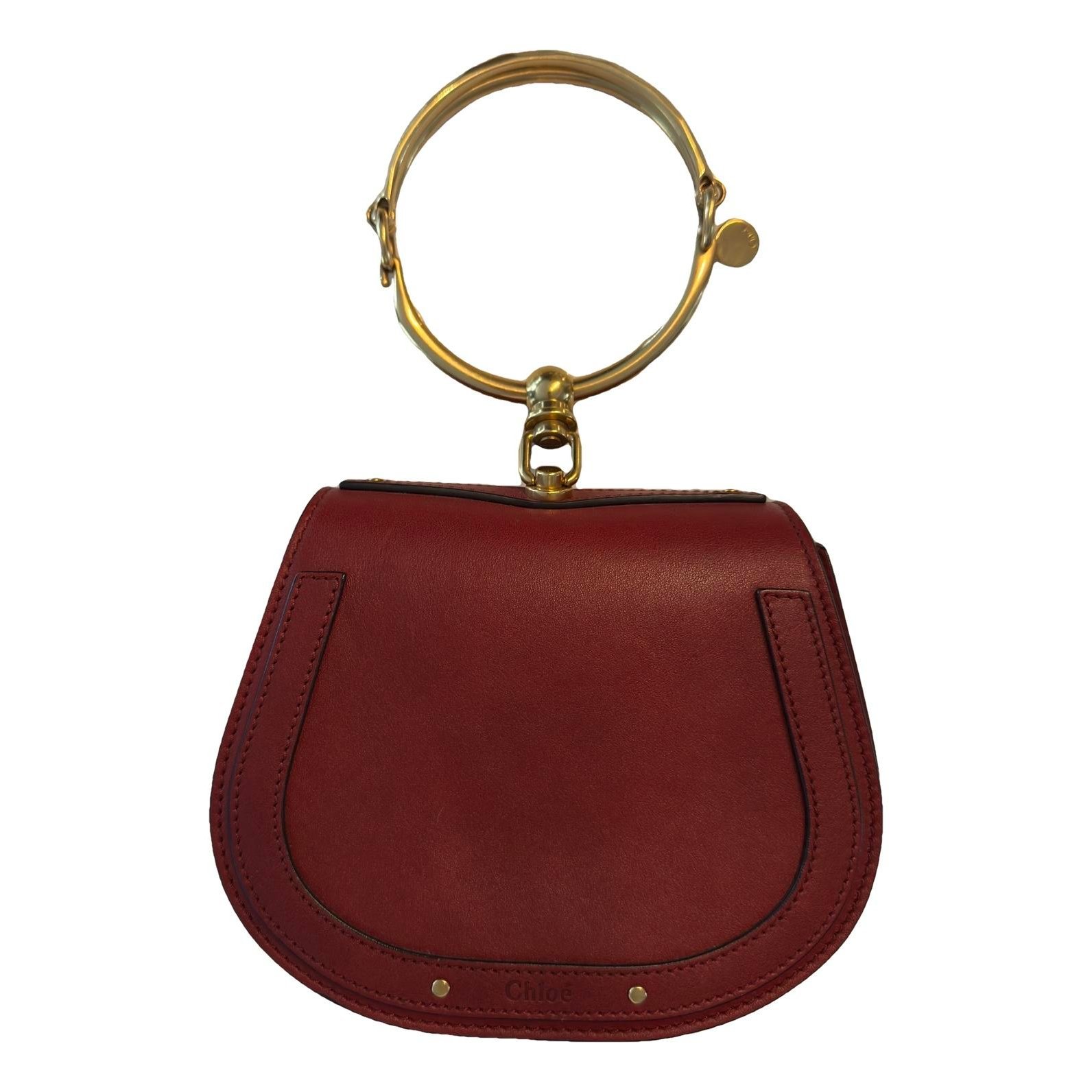Bracelet Nile leather bowling bag