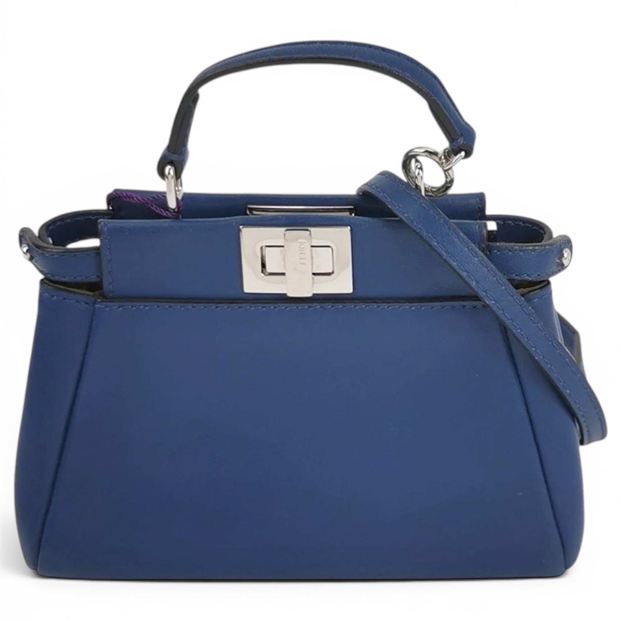 Peekaboo leather handbag