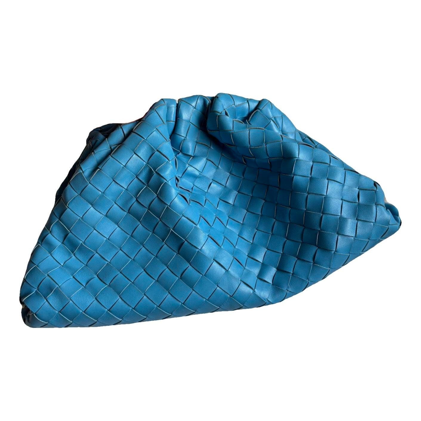 Pouch leather clutch bag