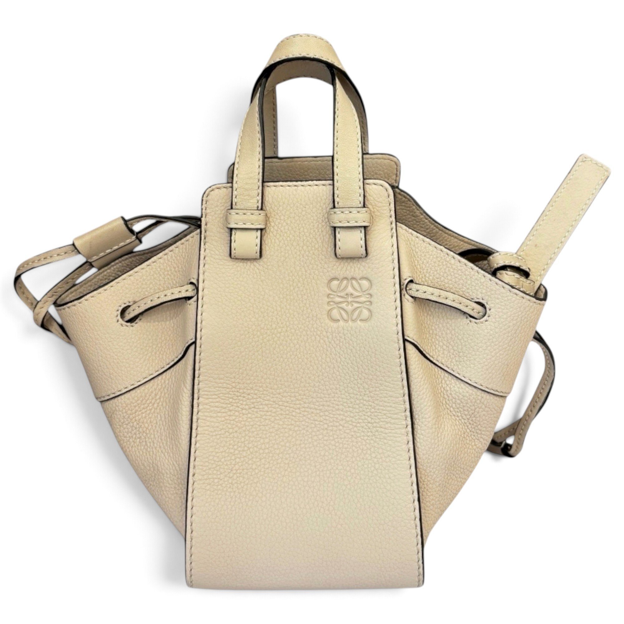 Hammock pony-style calfskin handbag
