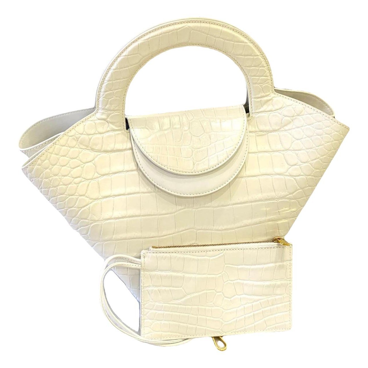 Leather tote