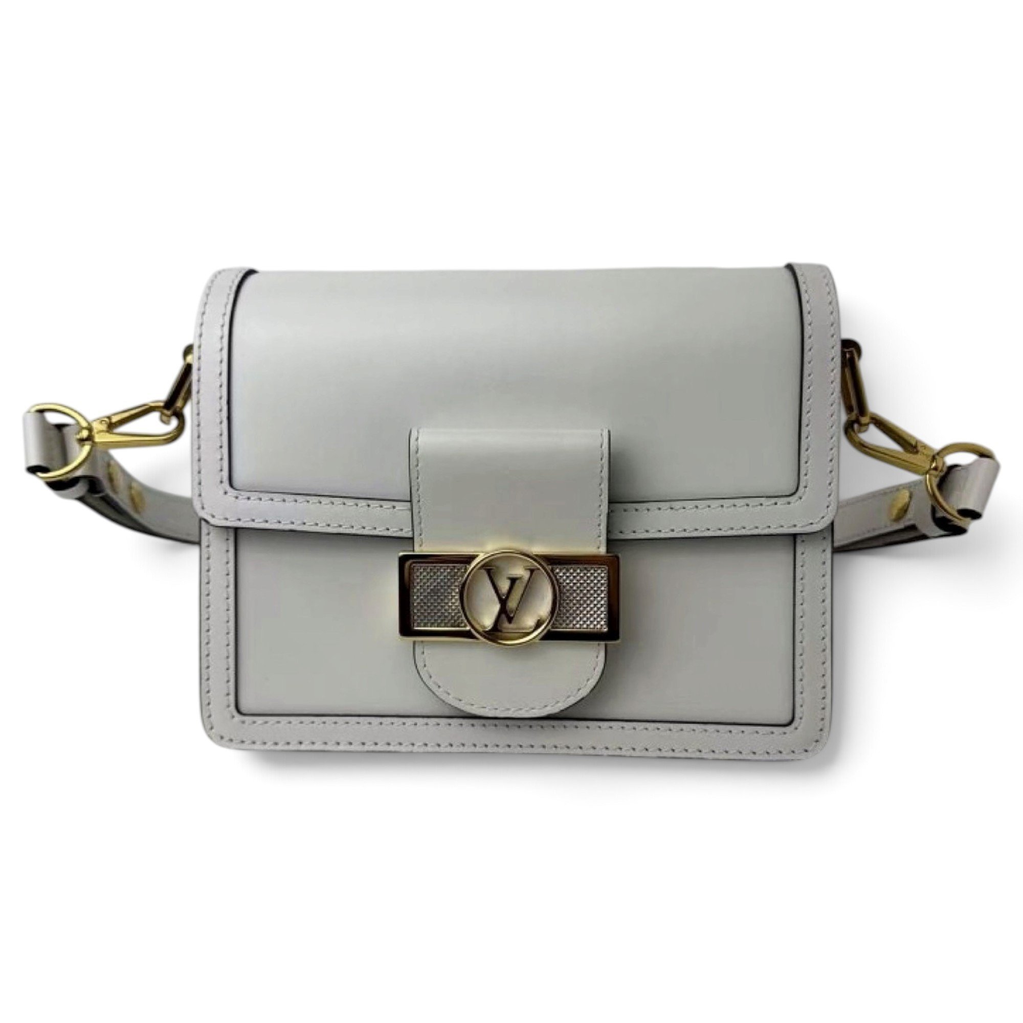 Dauphine leather handbag