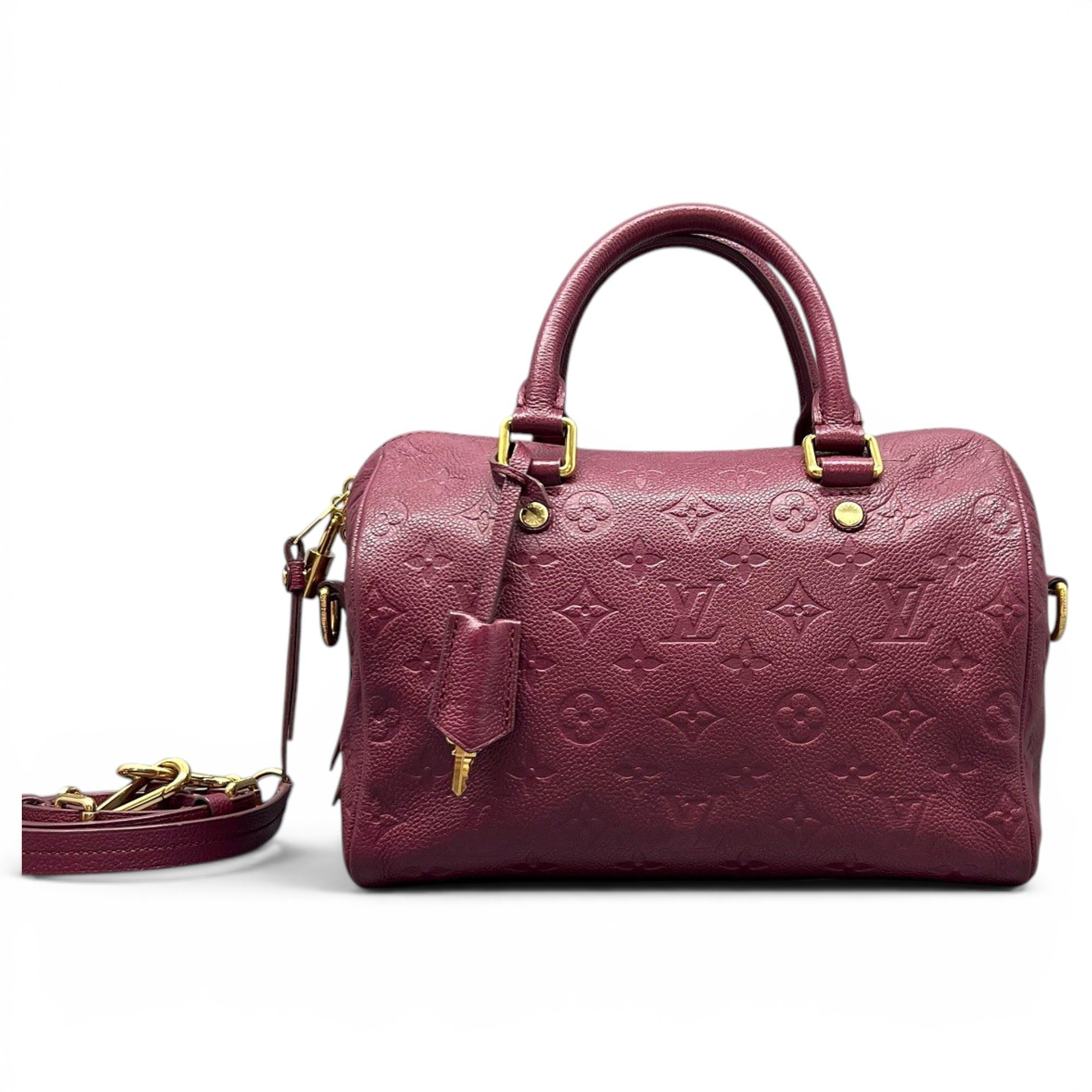 Speedy leather handbag