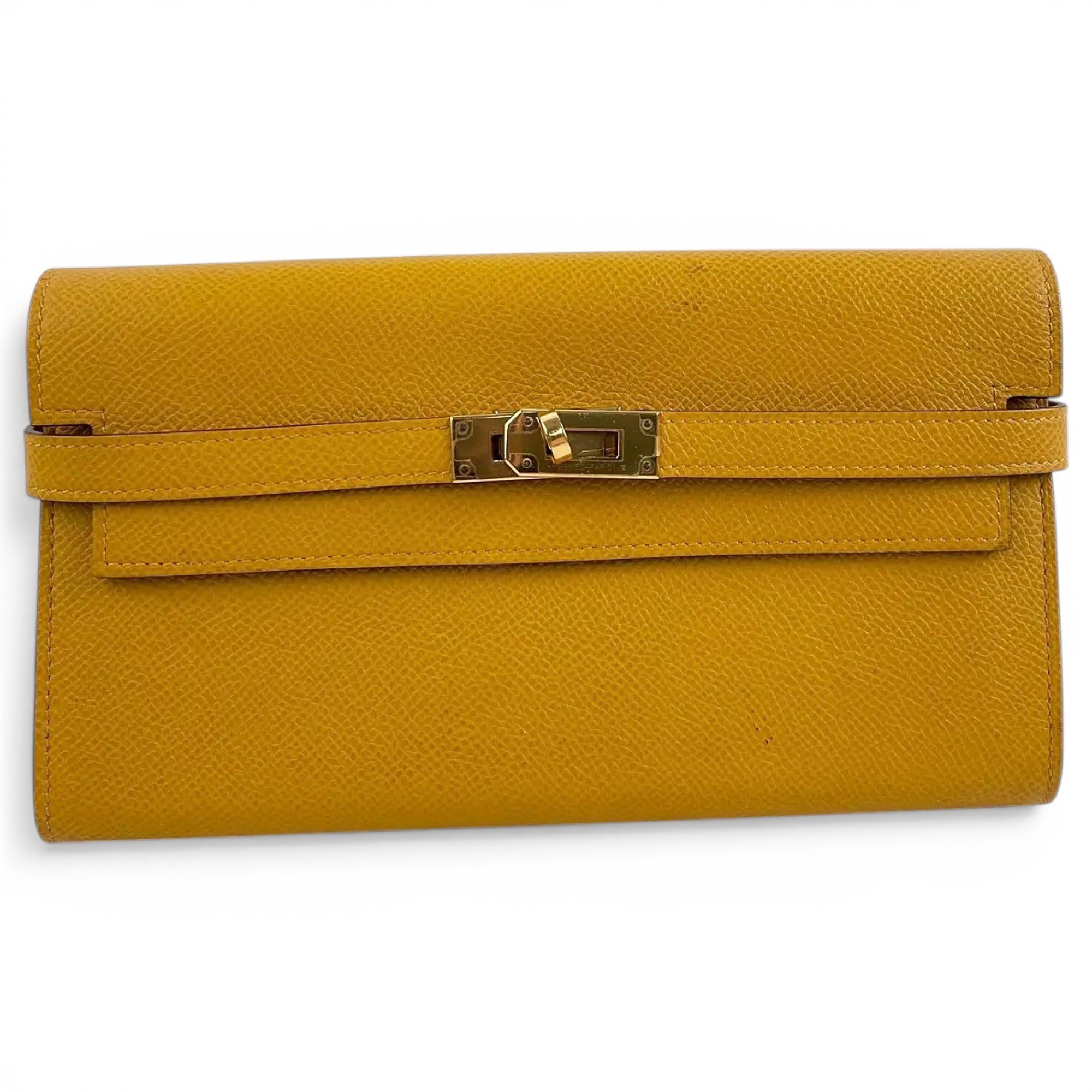 Kelly to go leather clutch bag