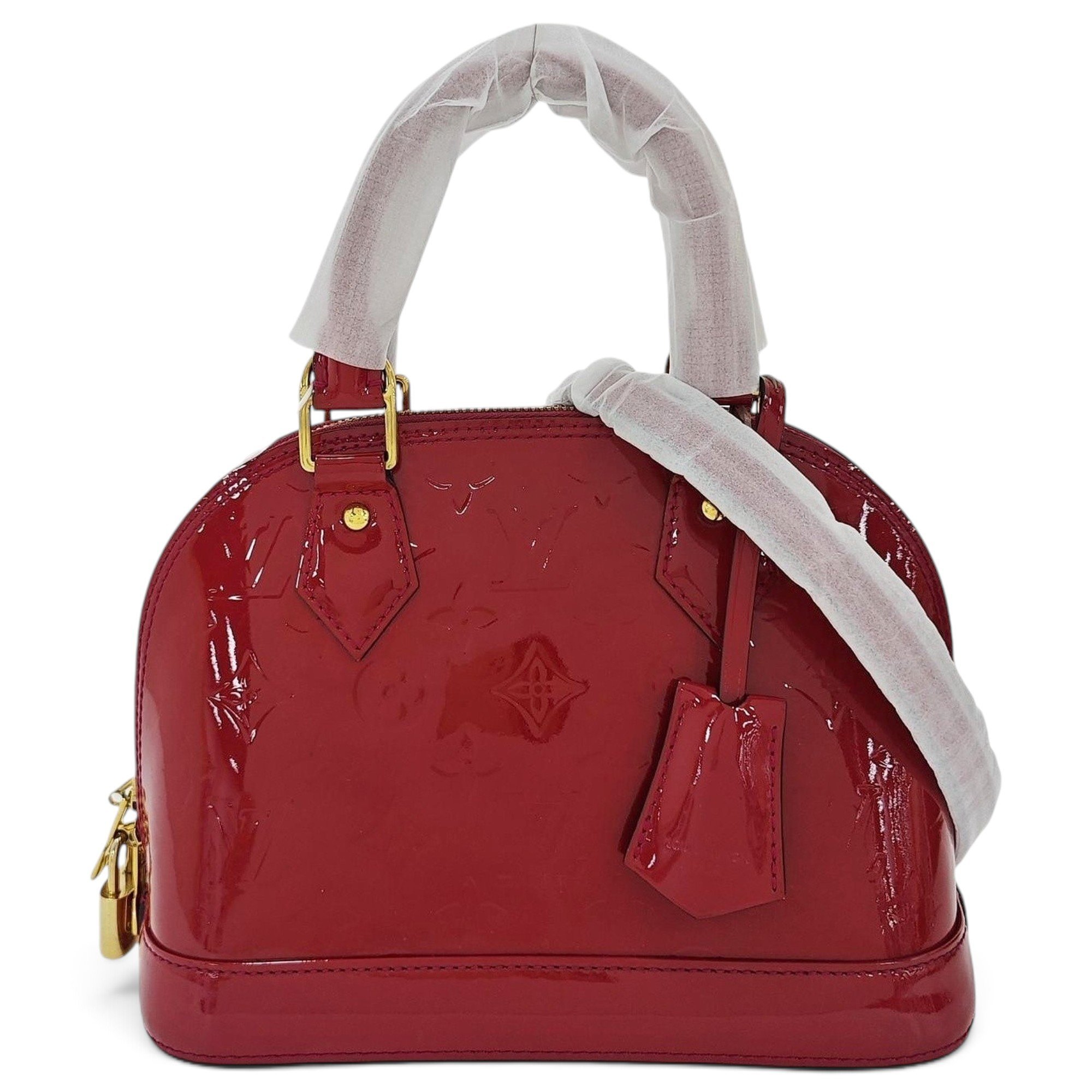 Alma patent leather handbag