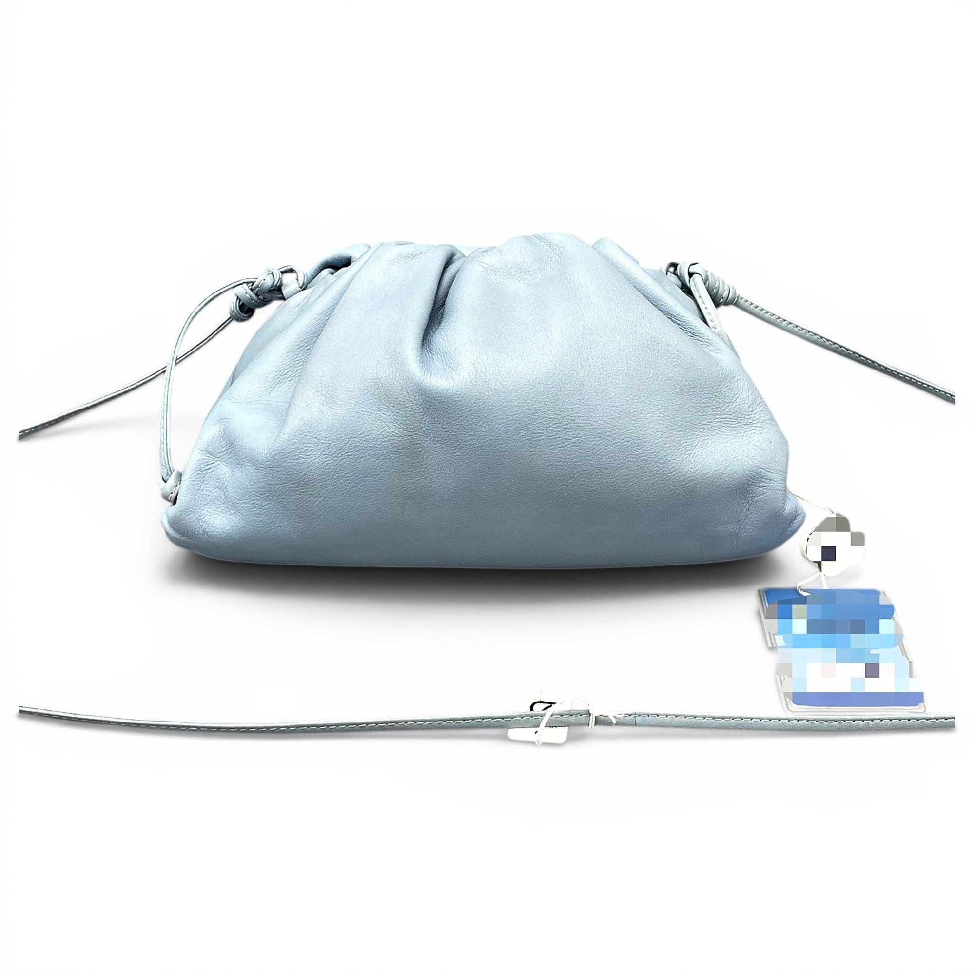 Pouch leather handbag