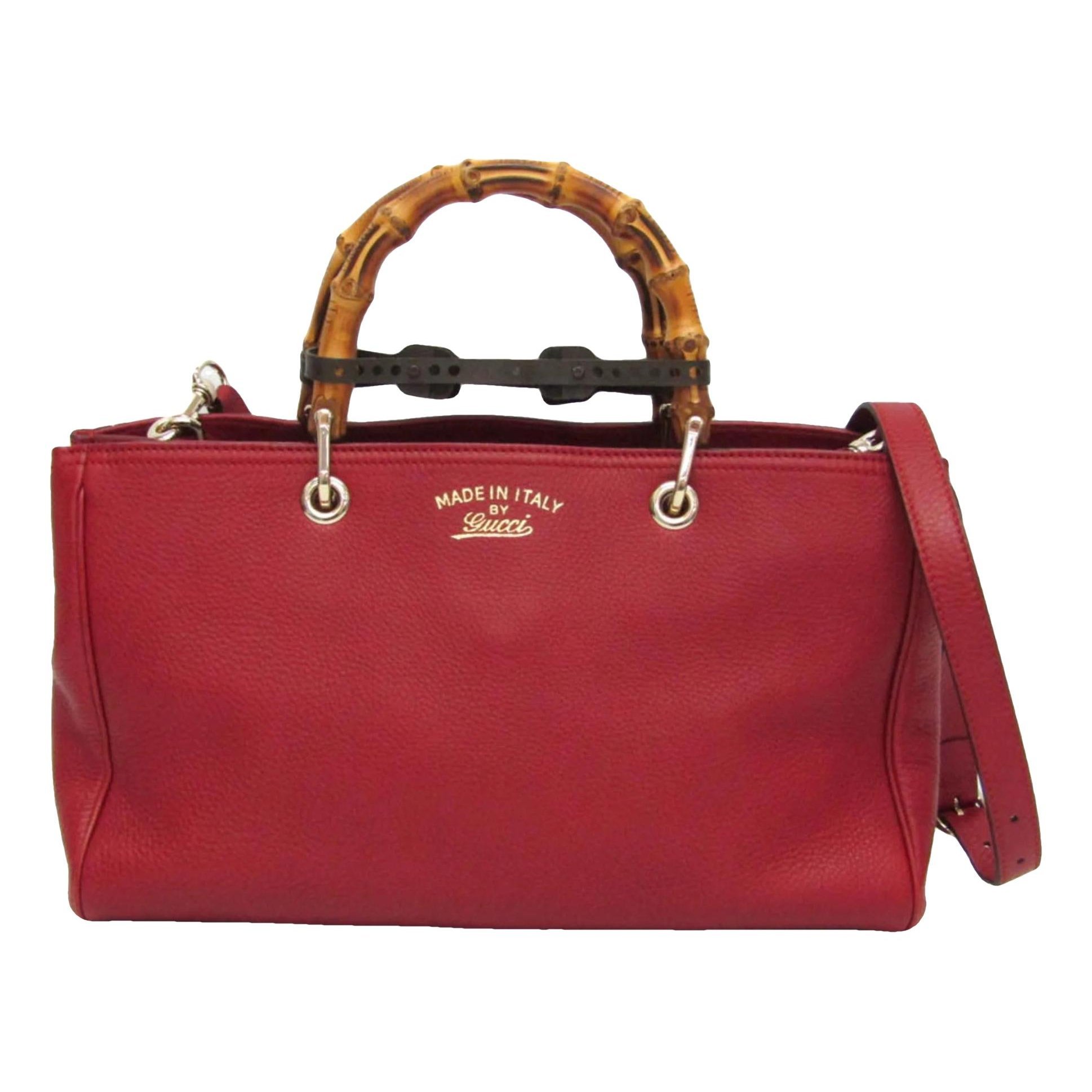 Bamboo leather tote