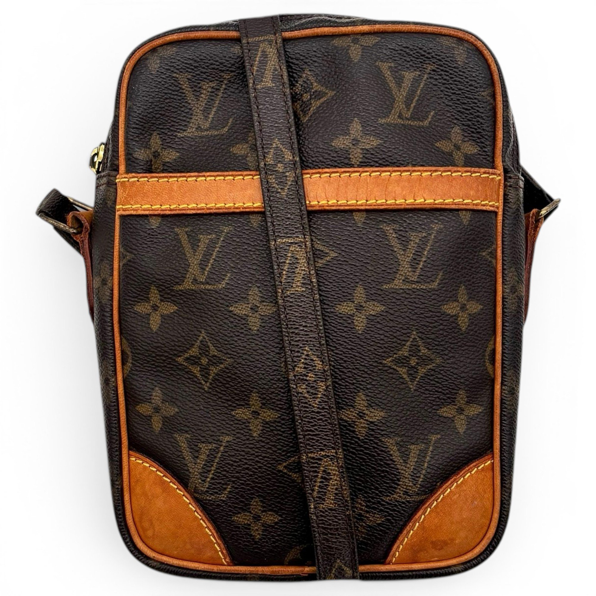 Danube leather crossbody bag