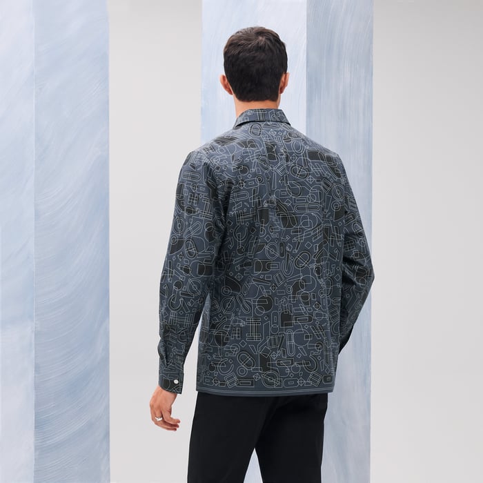 Océan "Fragments Equestres" Straight Cut Shirt