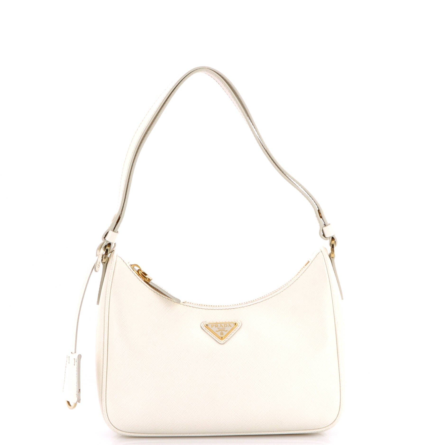 Re-Edition Hobo Saffiano Leather Mini