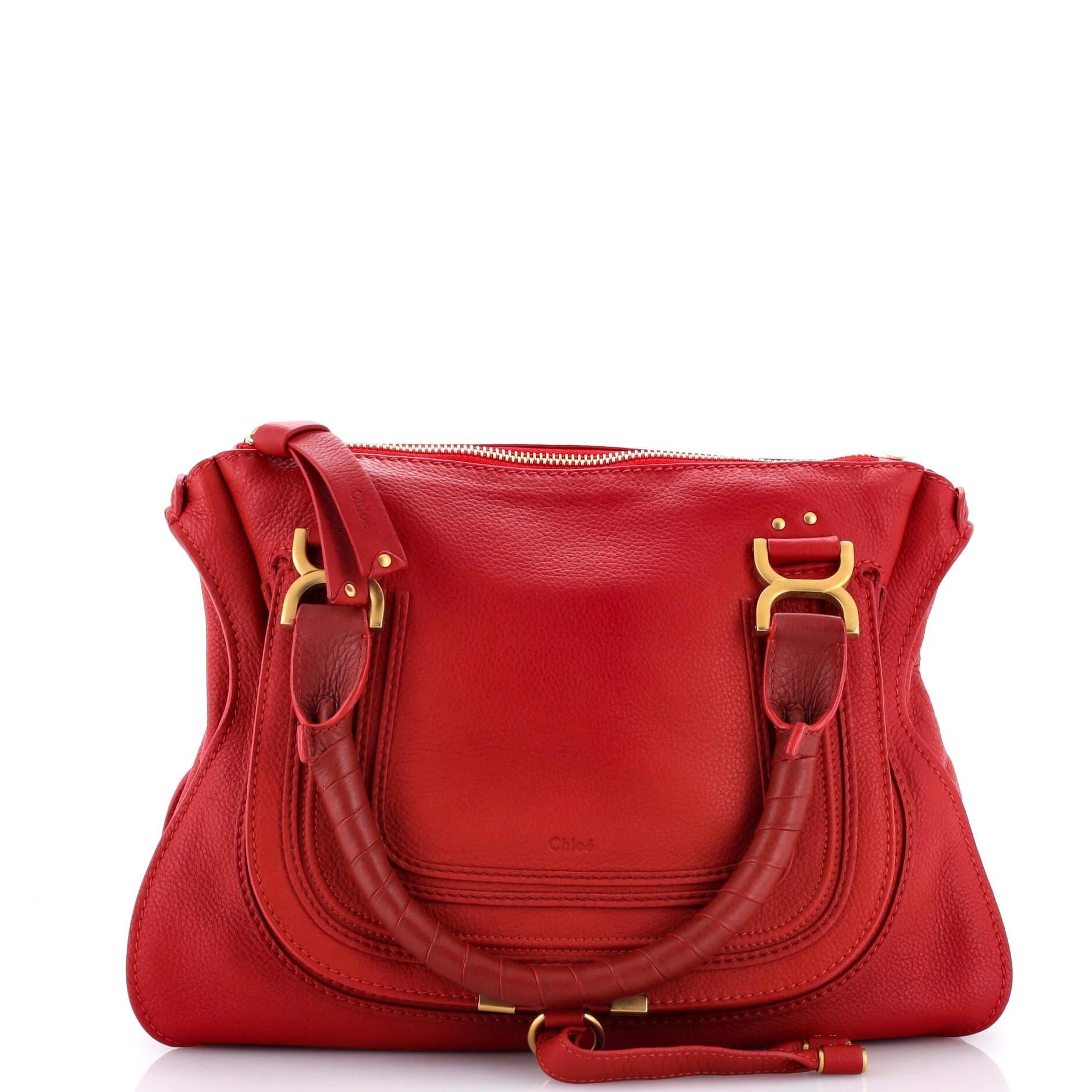 Leather satchel