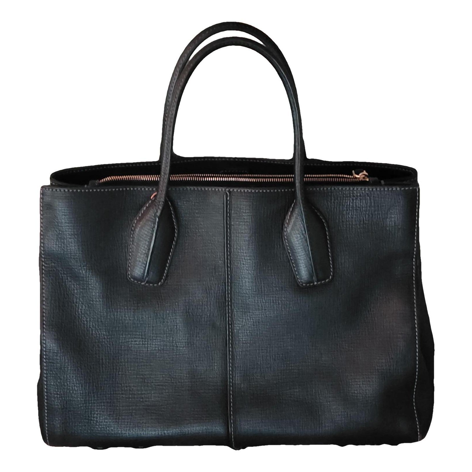 D Bag leather tote