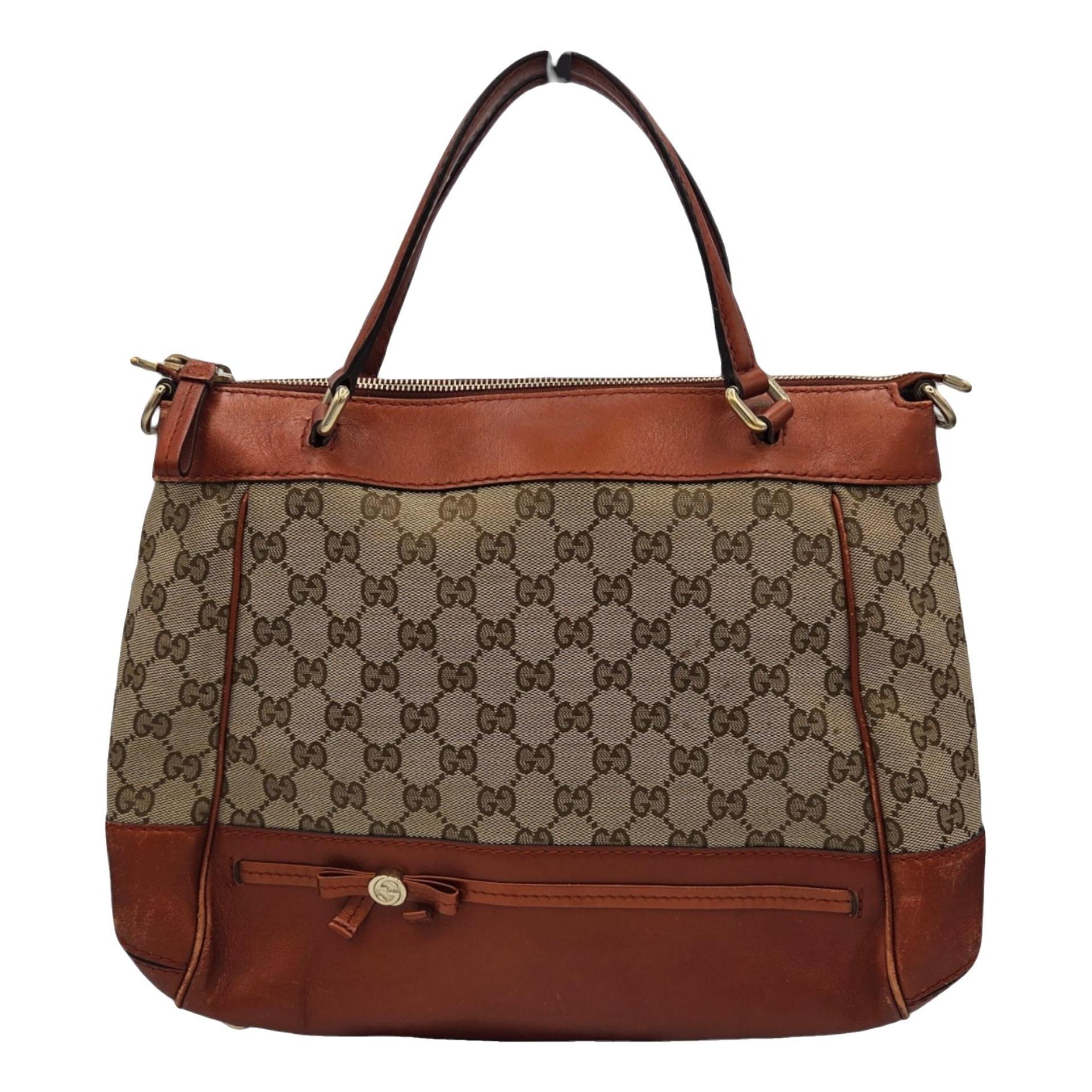 Linen crossbody bag
