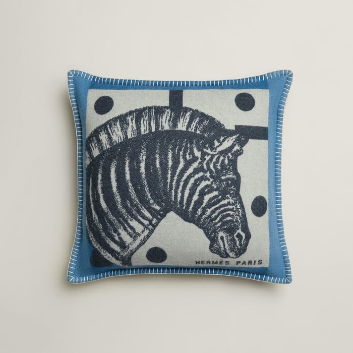 Bleu Zebre Zig Zag Pillow