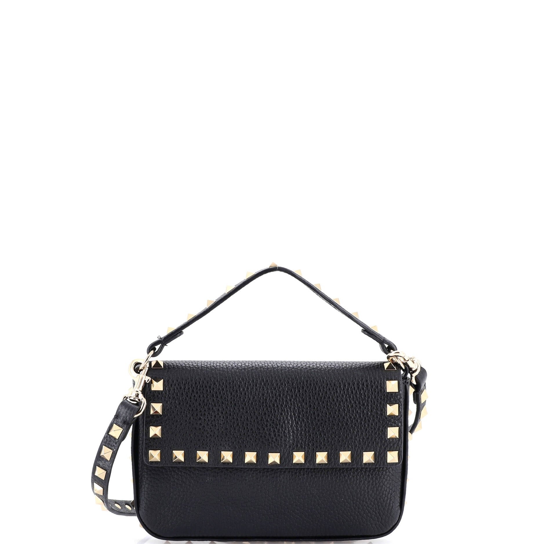 Valentino Garavani Rockstud Top Handle Crossbody Pouch Leather Mini