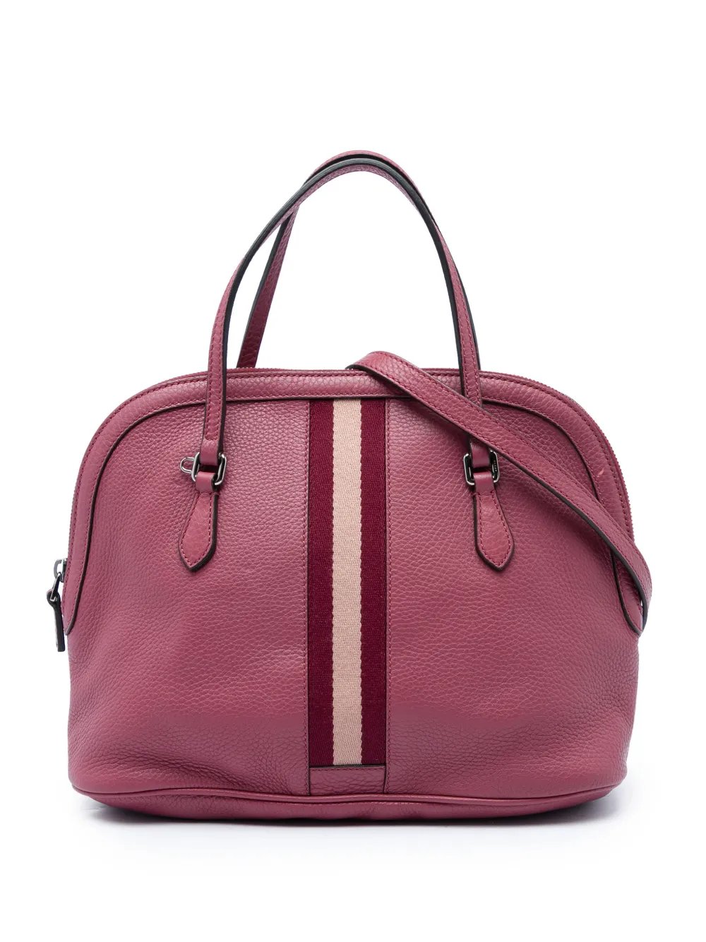 2016-2026 Medium Calfskin Web Dome satchel