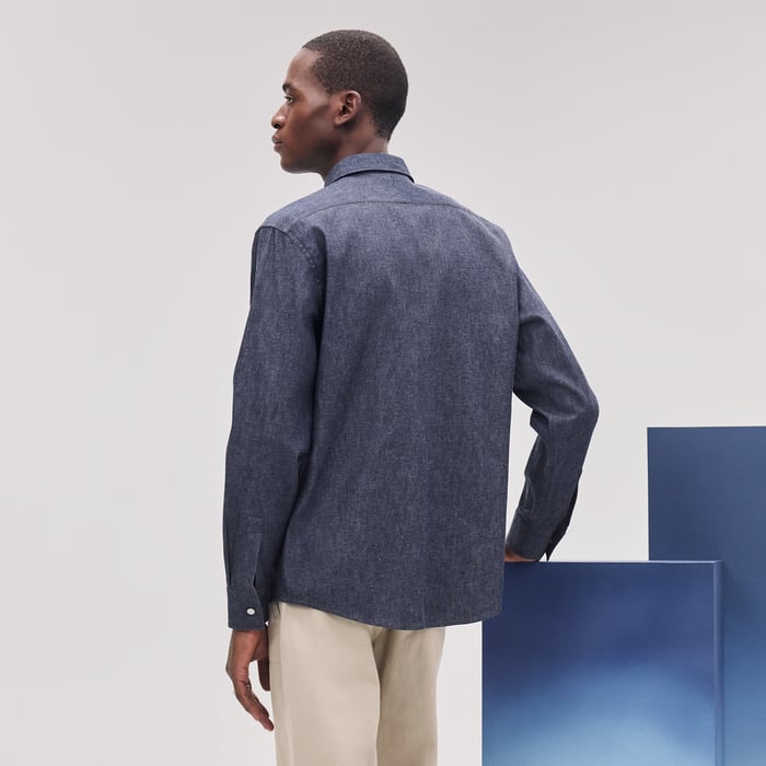 Indigo Straight Cut Shirt