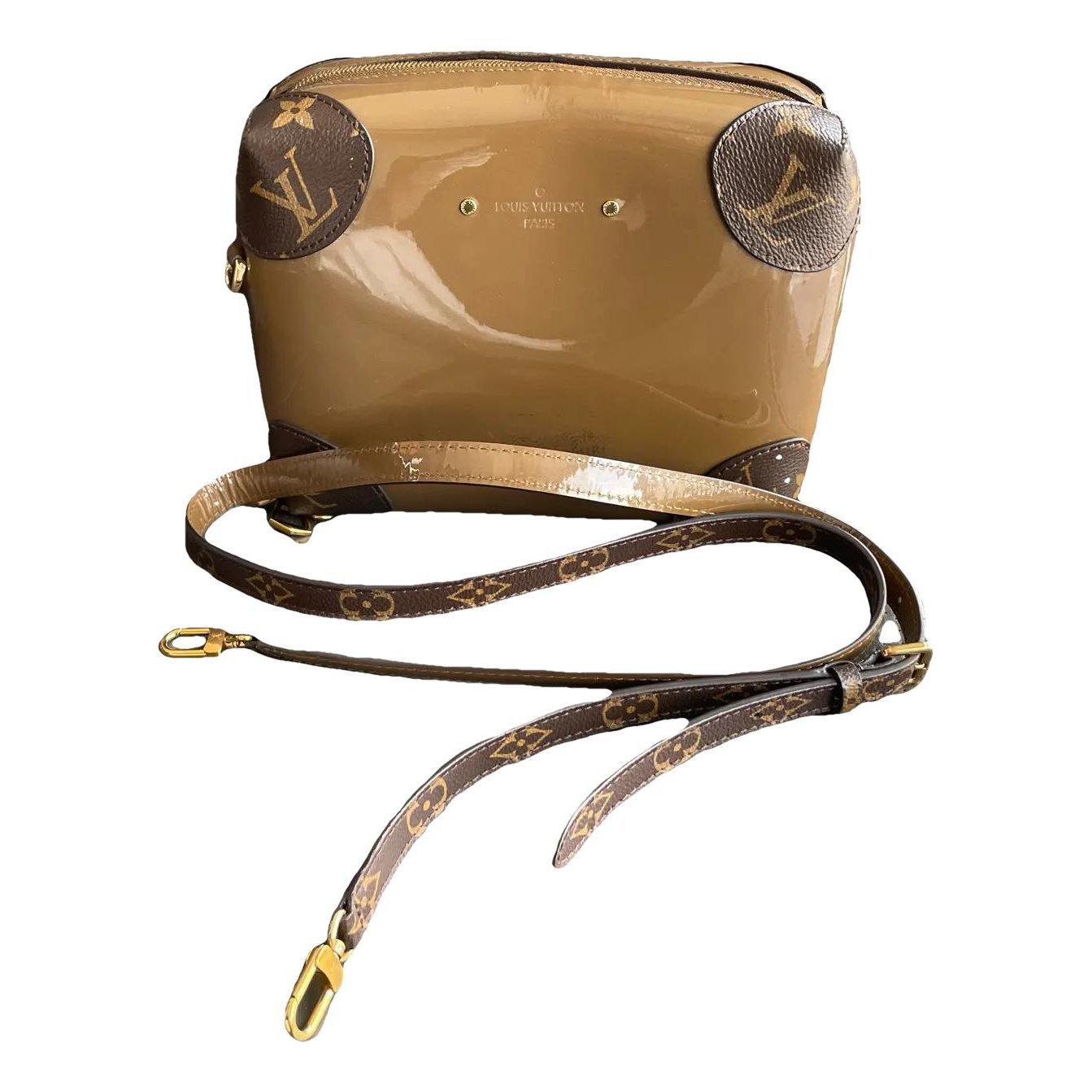 Patent leather crossbody bag