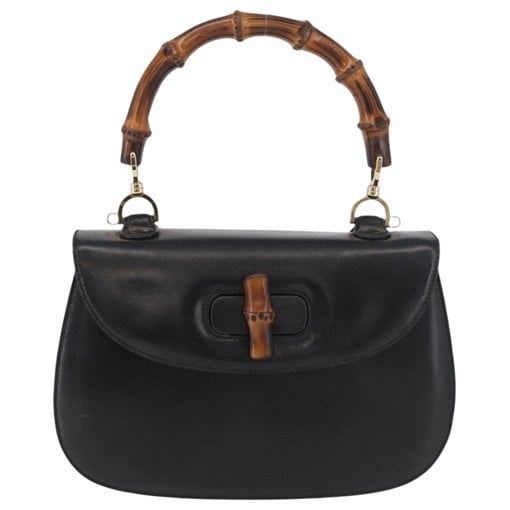 Bamboo leather handbag