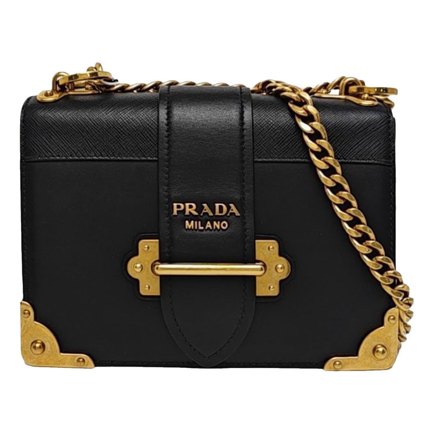 Cahier leather handbag