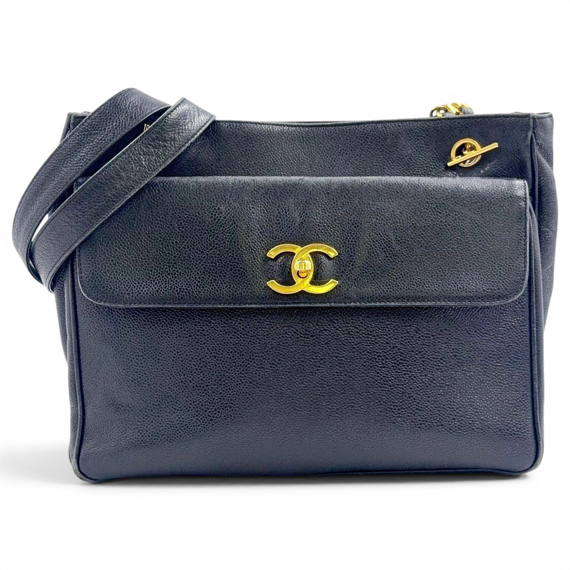 Leather tote