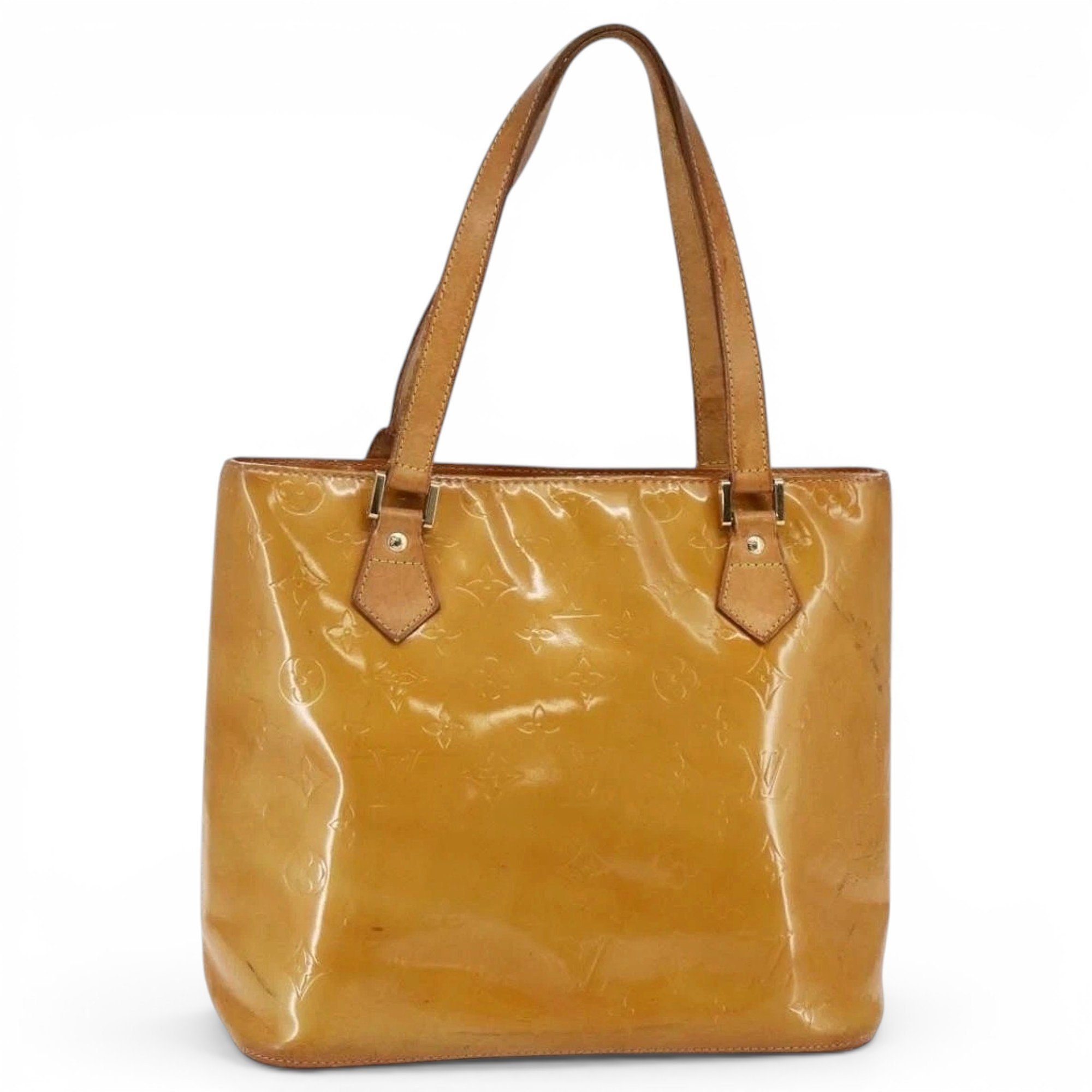 Houston patent leather handbag