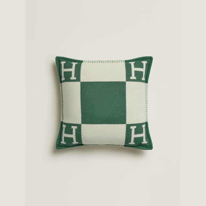 Vert Cèdre Avalon Pillow, Small Model