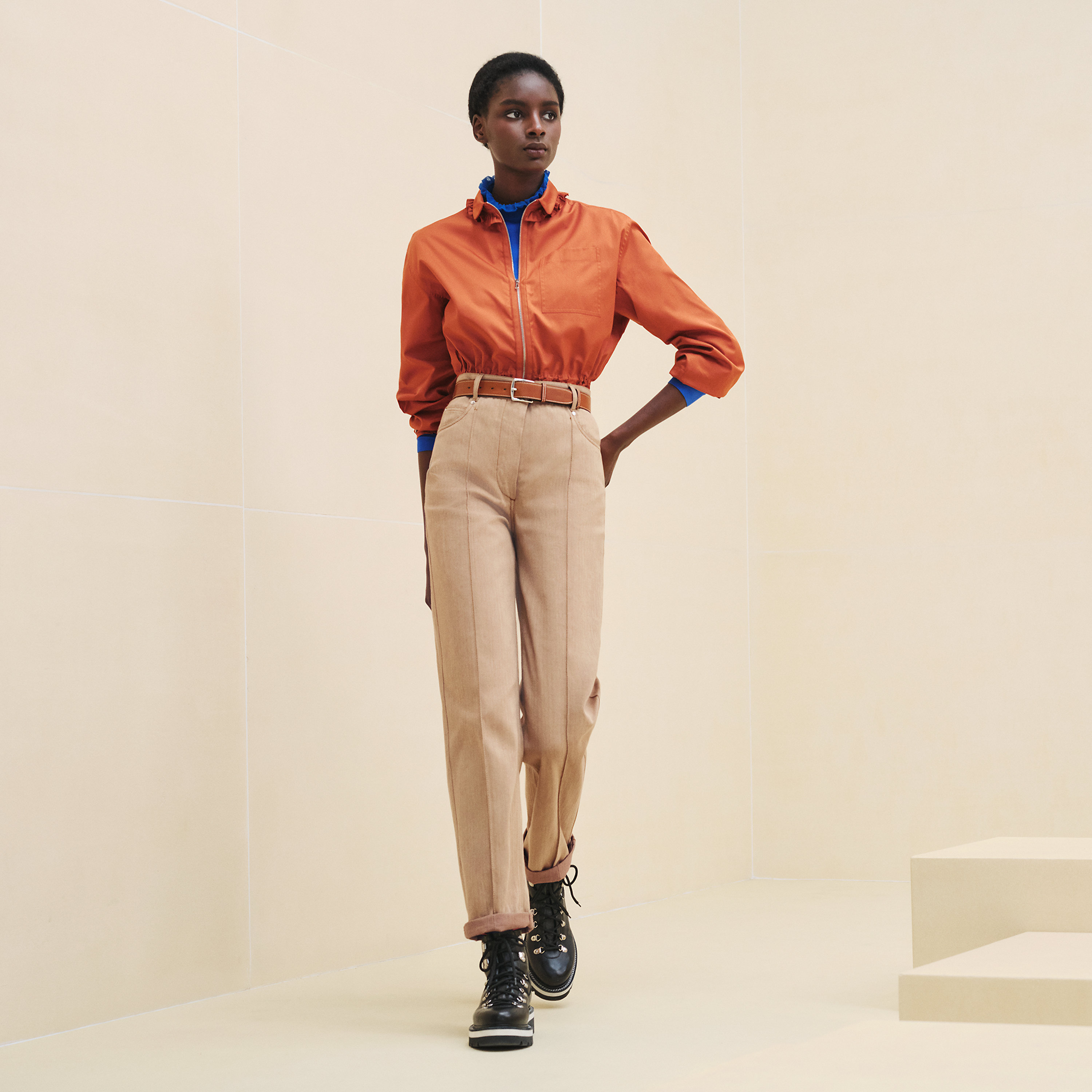5 pocket straight leg pants