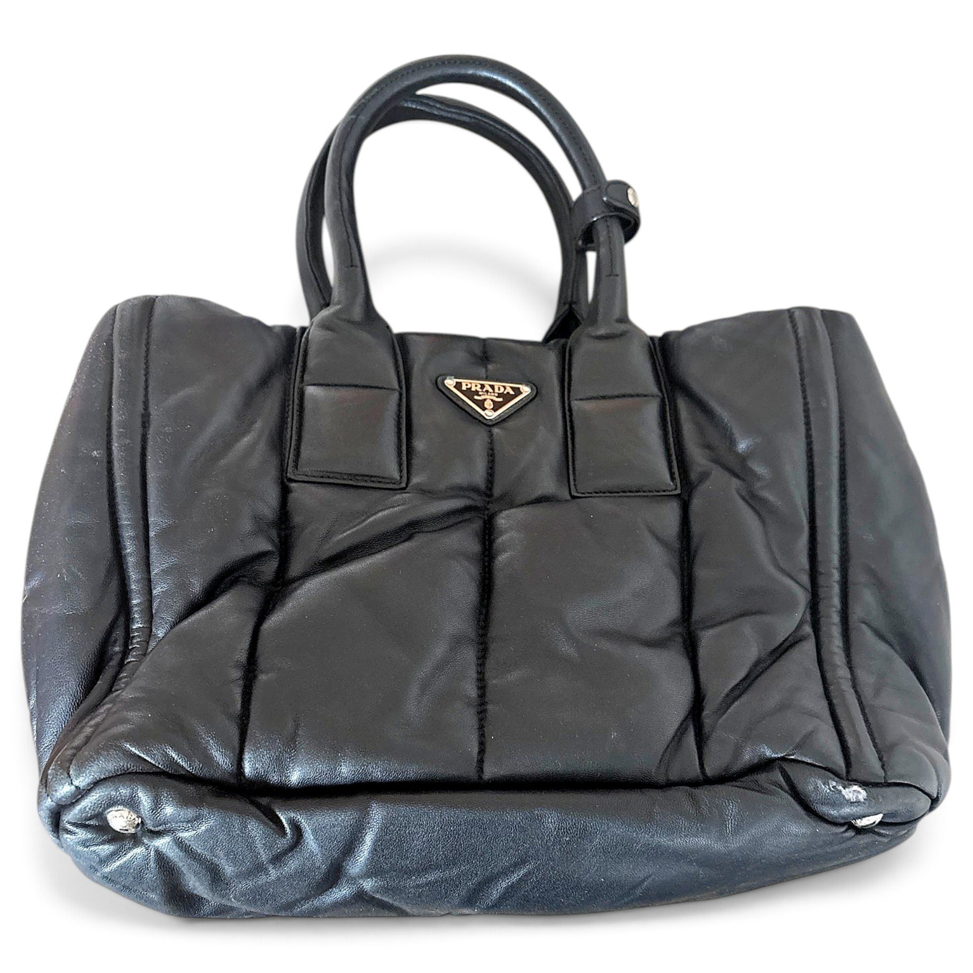 Leather tote