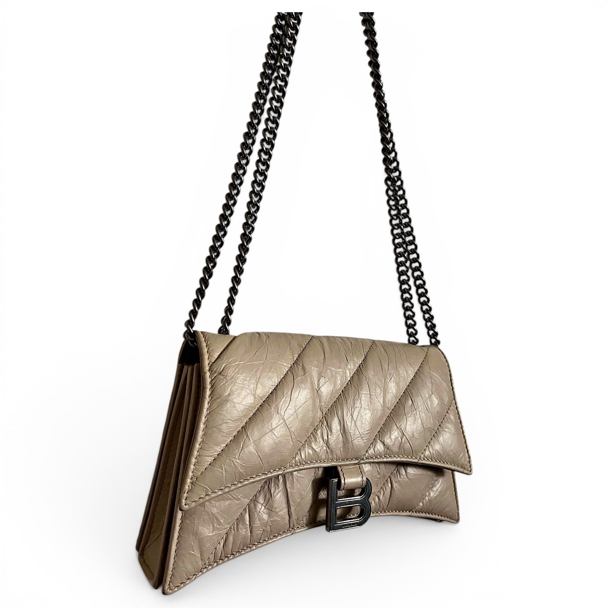 Balenciaga Crush leather handbag