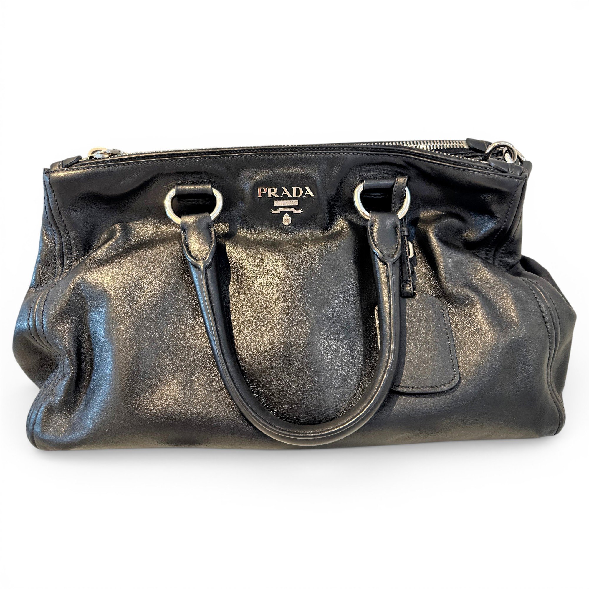 Leather handbag