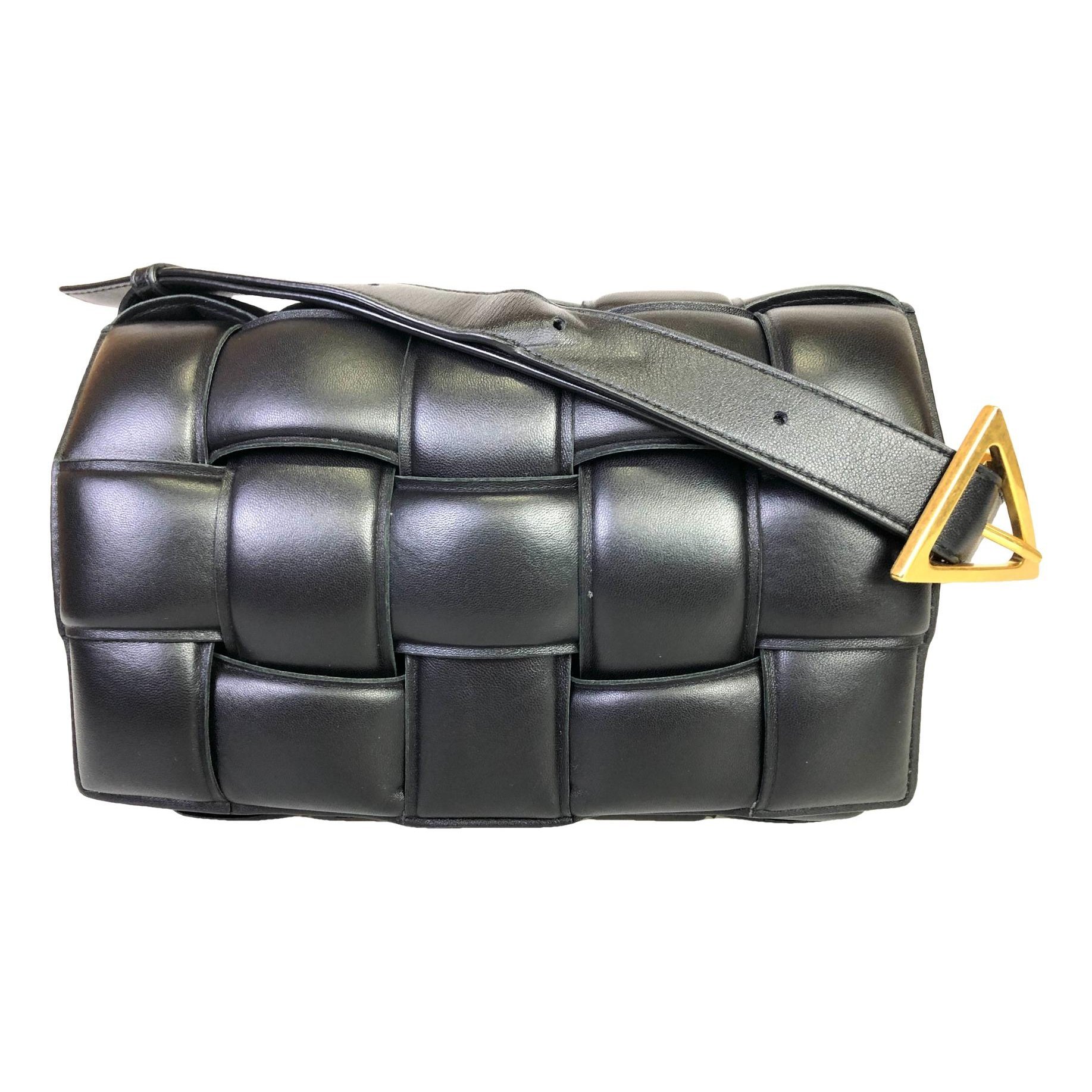 Cassette Padded leather crossbody bag