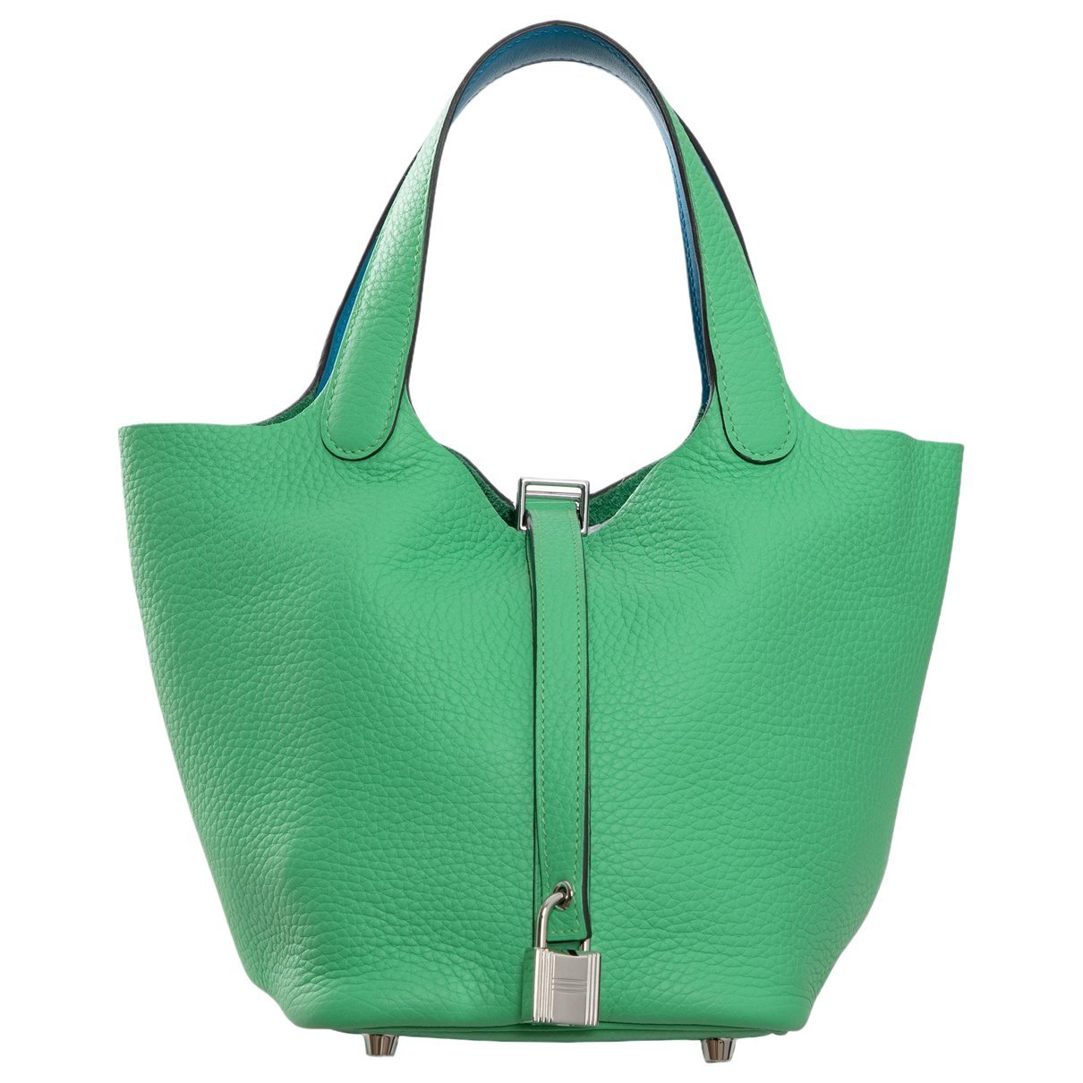 Picotin leather tote