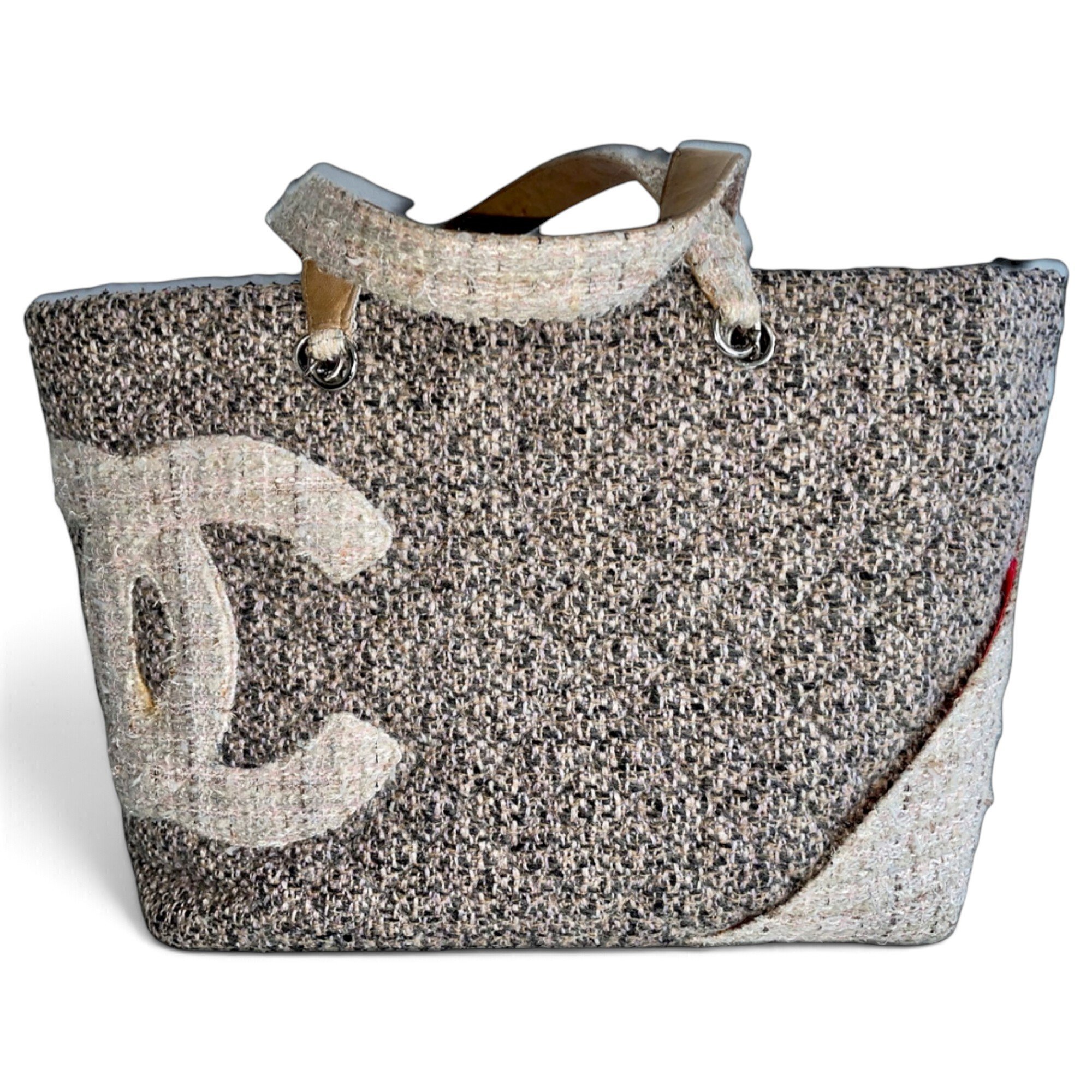 Cambon tweed tote